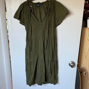GAP Women's Olive Midi Dress